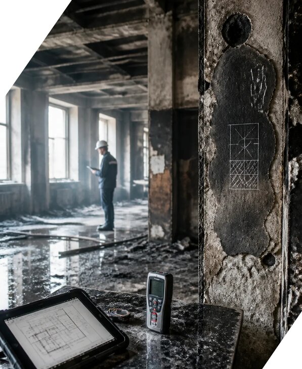 Обследование зданий после пожара в Геленджике от 15591 р. | ЭкспертизаРоссия